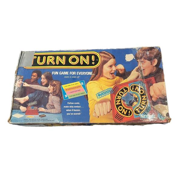 VTG 1977 Kenner Turn On Board Game General Mills 100% Complete! In Box! Nice! - Picture 3 of 6